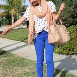 Kate Spade Cream Pebbled Leather Satchel